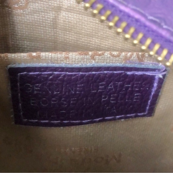 M&R ITALIAN LEATHER MODA IN PELLE CROSSBODY BAG - Picture 7 of 8